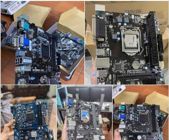 Thu mua các linh kiện như RAM, CPU, SSD, Main Chết